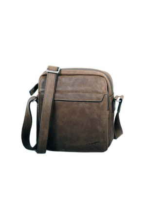 Pochette portée-travers Vintage cuir