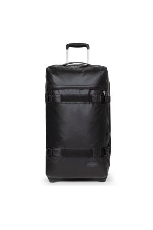 sac de voyage à roulettes Eastpak Transit'R L en toile pu noir