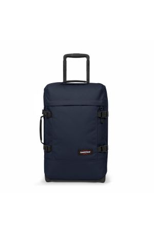 sac de voyage cabine à roulettes Eastpak Tranverz S en toile navy