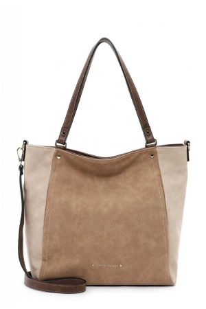 Sac shopping Ines beige - EMILY & NOAH