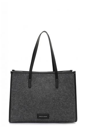 Grand sac shopping Inga graphite - EMILY  & NOAH