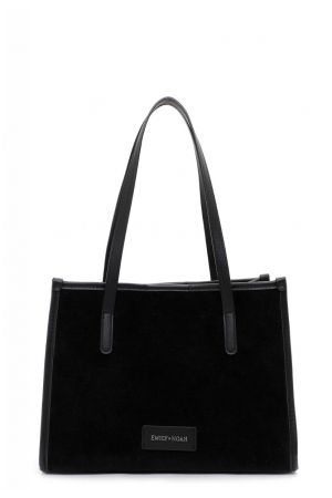 sac shopping Inga matière synthétique polaire noir Emily & Noah 