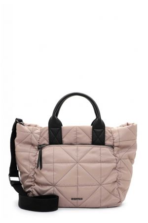 Sac shopping Irmgard taupe - EMILY & NOAH