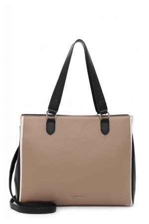 Sac cabas Isa taupe - EMILY & NOAH
