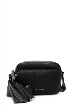 sac trotteur Emily & Noah Nadine en similicuir grainé noir