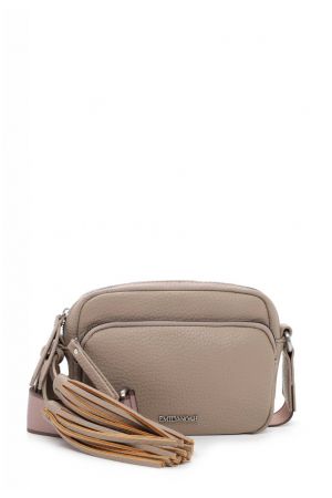 sac trotteur Emily & Noah Nadine en similicuir grainé taupe