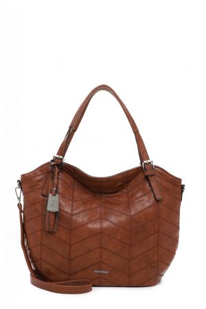 sac cabas Emily & Noah Nikolina en similicuir camel