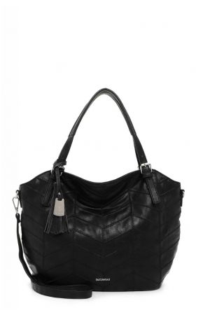 sac cabas Emily & Noah Nikolina en similicuir noir