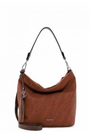 Sac cabas souple Elke cognac - Emily& Noah