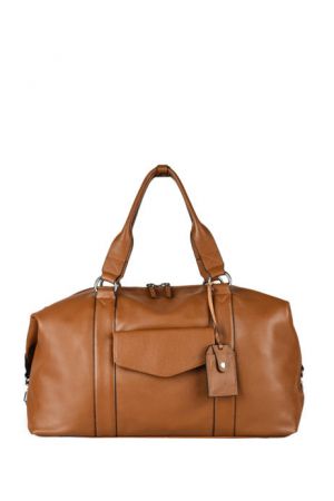sac de voyage cabine Etrier en cuir camel