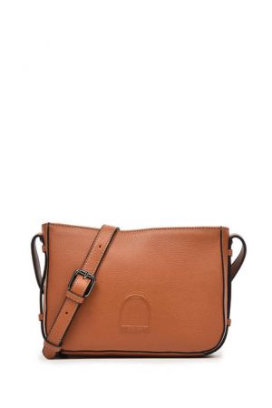 Sac bandoulière zippé balade camel - ETRIER