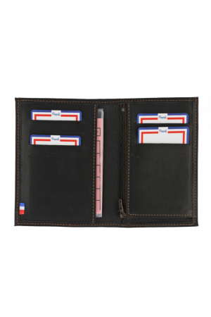 Portefeuille cuir poche - Made in France 