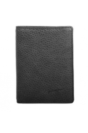 Portefeuille cuir VINTAGE noir 