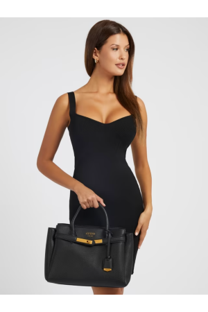 sac à main Enisa similicuir effet grainé Guess avec bandoulière