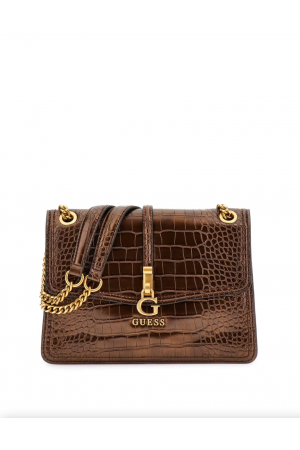 Sac à rabat James croco - GUESS