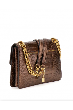 Sac à rabat James croco - GUESS