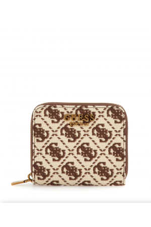 mini portefeuille Guess Laurel en synthétique imprimé logo