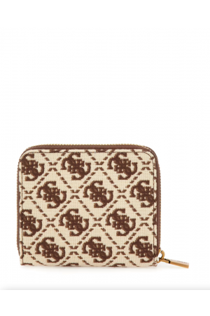 mini portefeuille Guess Laurel en synthétique imprimé logo