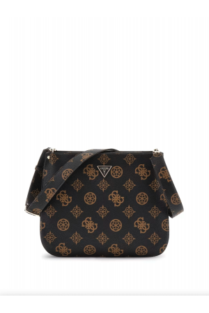 sac trotteur Guess Meridian en similicuir imprimé logo