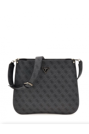 sac trotteur Guess Meridian en similicuir imprimé logo