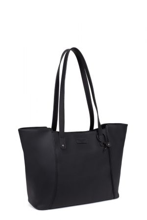 Sac  shopping A4 hexagona noir