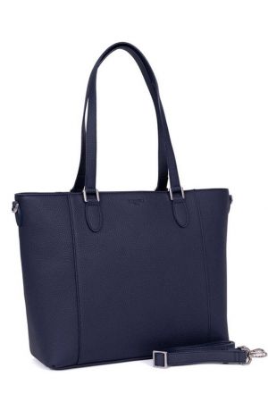 Sac shopping A4 synthétique navy HEXAGONa 