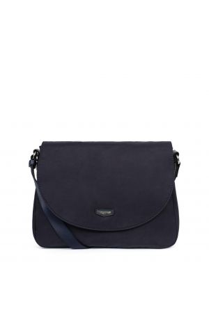 Sac rabat arrondi navy, collection JOY HEXAGONA