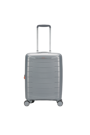 valise cabine 55cm extensible Jump Furano 2 rigide gris argent