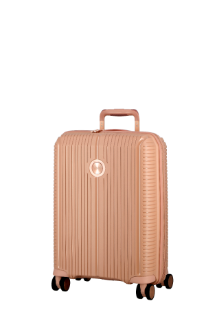valise cabine extensible JUMP Sondo rose pâle