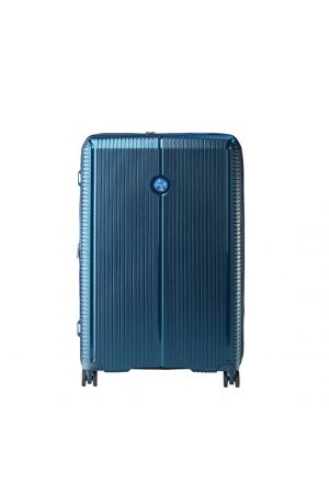 Valise extensible 76cm Sondo bleu - JUMP