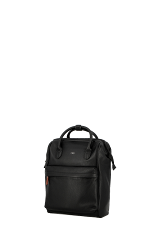 sac à dos carré ordinateur 15" Jump Uppsala en cuir noir