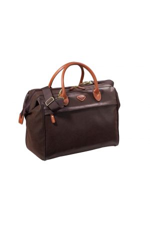 sac de voyage weekend Jump Uppsala 54cm en similicuir marron chocolat