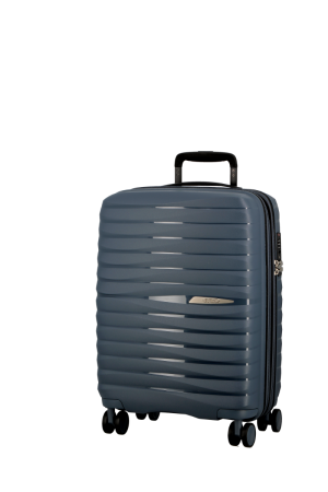 valise cabine 55cm extensible Jump XWave bleu nuit 