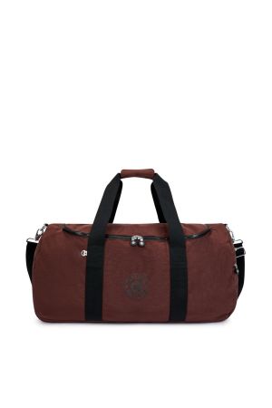 grand sac de sport et week-end Kipling Argus M rouge bordeaux en polyamide imperméable