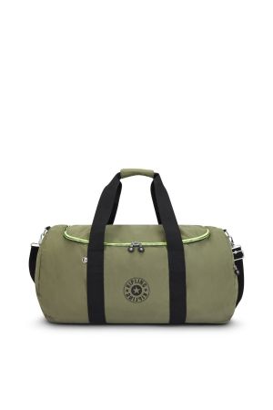 grand sac de sport et week-end Kipling Argus M vert en polyamide imperméable