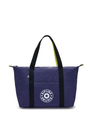 sac fourre-tout Kipling Art M en toile navy