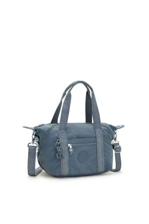 sac à main Kipling Art Mini en toile bleu ciel
