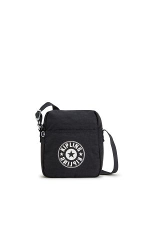 mini sac bandoulière Kipling Chaz en toile noir