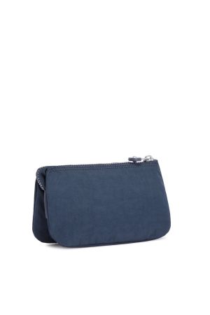 grande pochette Kipling Creativity L en nylon bleu navy