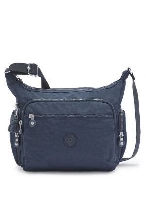 sac à bandoulière Kipling Gabbie M en matière imperméable bleu navy