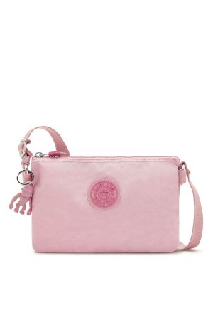 petit sac à bandoulière Kipling Creativity en nylon rose