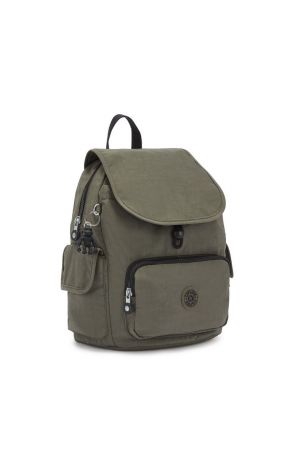 petit sac à dos Kipling City Pack S vert en polyamide imperméable