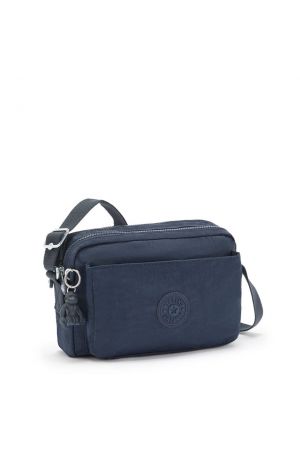 sac à bandoulière Kipling Abanu M bleu navy en polyamide imperméable