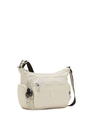 sac bandoulière Kipling Gabbie S en toile beige