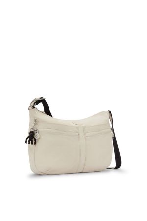 sac bandoulière Kipling Izellah M en toile beige