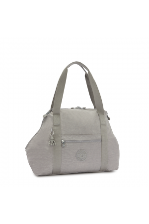 Sac de voyage format shopping gris ART M, grandes anses dessus 