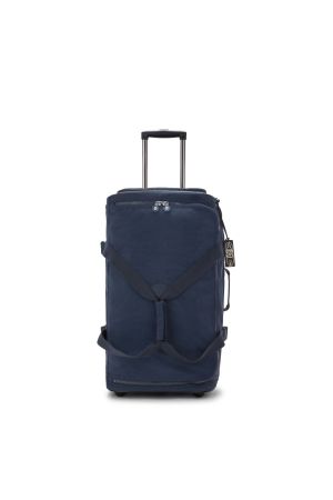 sac de voyage à roulettes Kipling Teagan M en toile navy