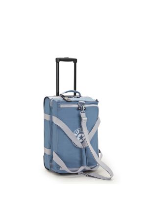 sac de voyage cabine à roulettes Kipling Teagan S en toile bleu ciel