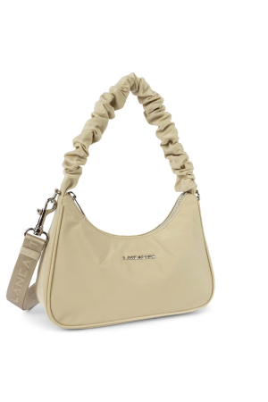 sac baguette Lancaster Basic Chouchou en toile beige