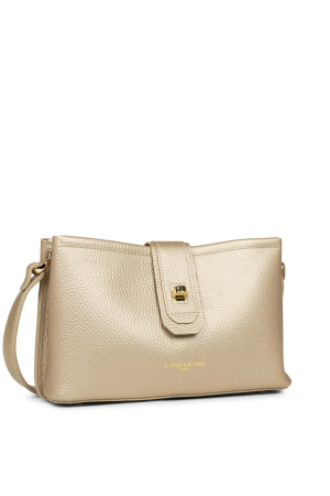 Lancaster sac trotteur Foulonné Double en cuir foulonné